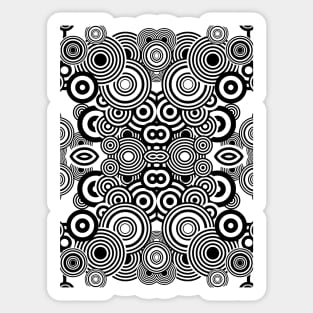 Random Circle Pattern Sticker